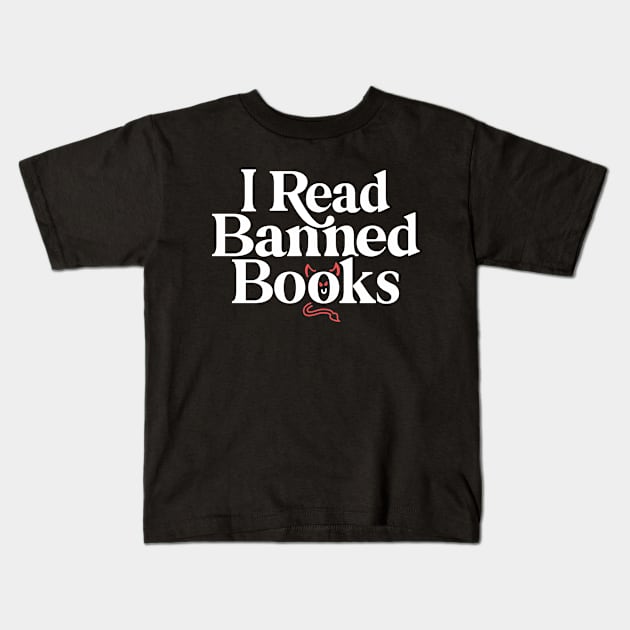 I Read Banned Books Kids T-Shirt by Boots